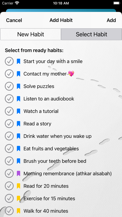 Habits Build Screenshot