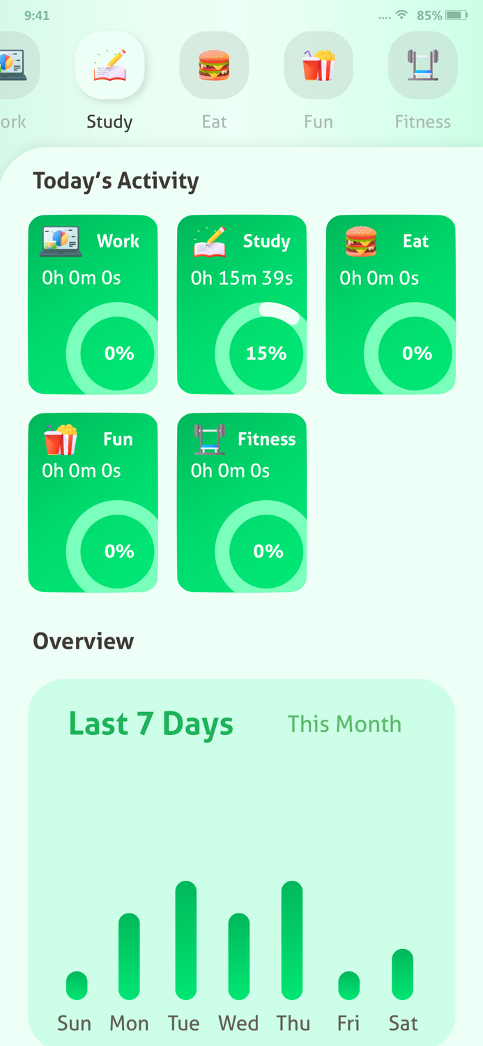 vTracker Daily Time Tracker