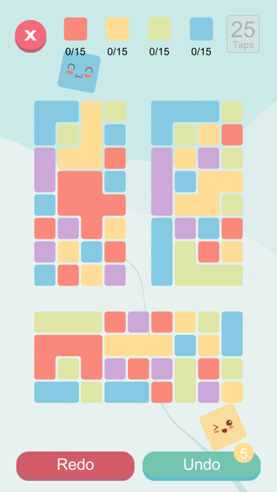 Blocks And Taps - Brain puzzle Screenshot
