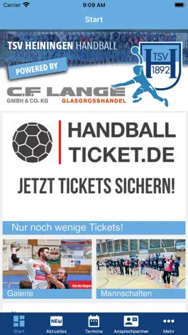 Game screenshot TSV Heiningen - Handball apk