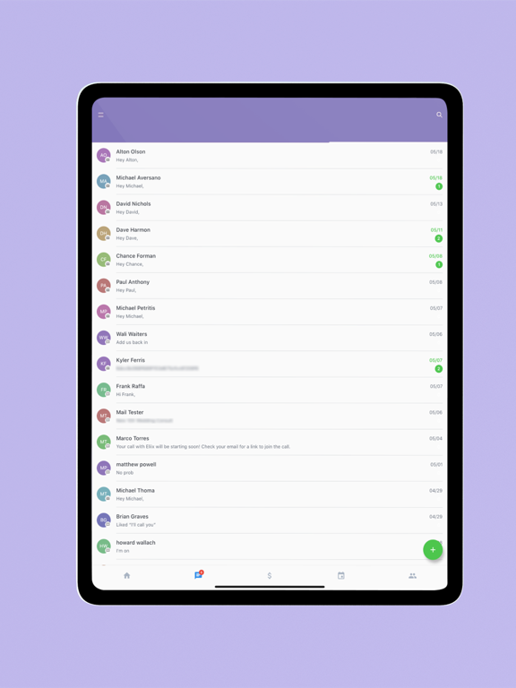 Followup.glass iPad screenshot 2 - Productivity app