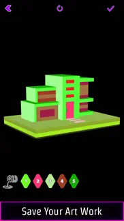 How to cancel & delete glow house voxel - neon draw 4