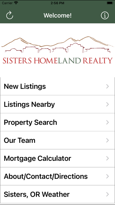 Sisters Homeland Realty Screenshot