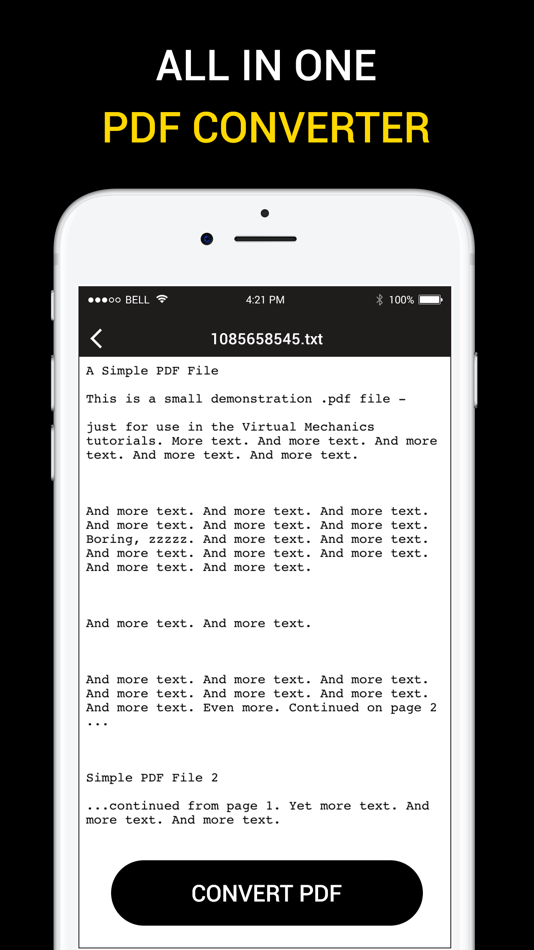 #4. PDF Converter & PDF Reader (iOS) Podle: Nitin Katrodiya
