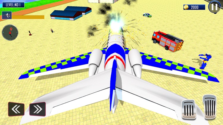 Robot Airplane Pilot Simulator