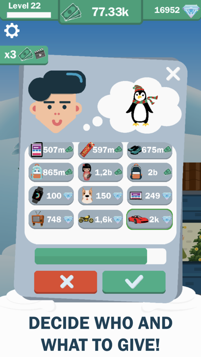 Idle Xmas. Gift Factory Tycoon Screenshot