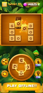 Word Cross Jungle screenshot #3 for iPhone