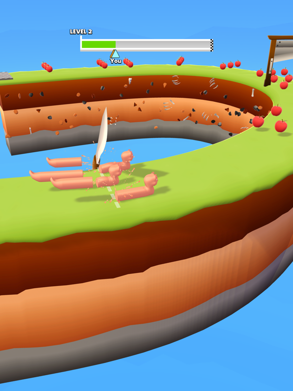 Screenshot #5 pour Worm Race 3D