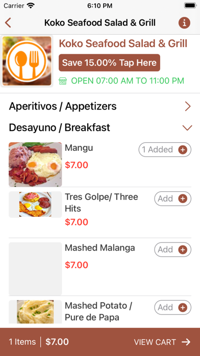 KoKo Seafood Screenshot