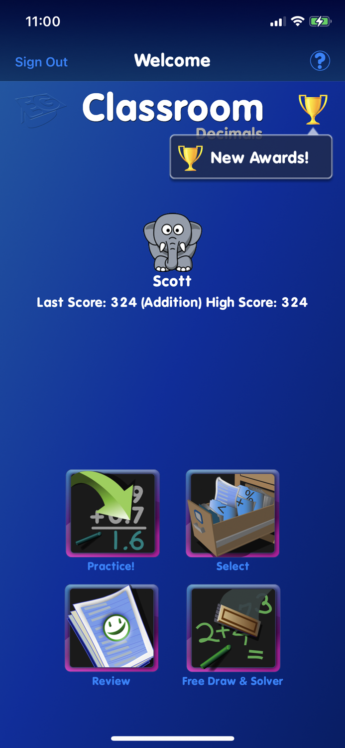 EG Classroom Decimals