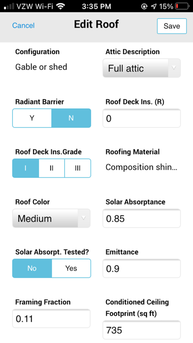 ENERGY STAR™ RaterPRO Screenshot