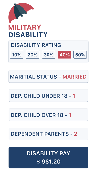 Military Retire Pay screenshot 4