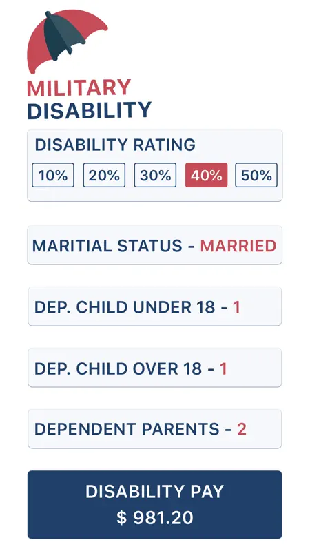 Military Retire Pay screenshot 4 of 10
