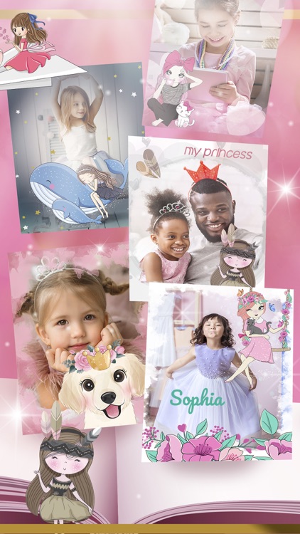 Princess photo frames & album