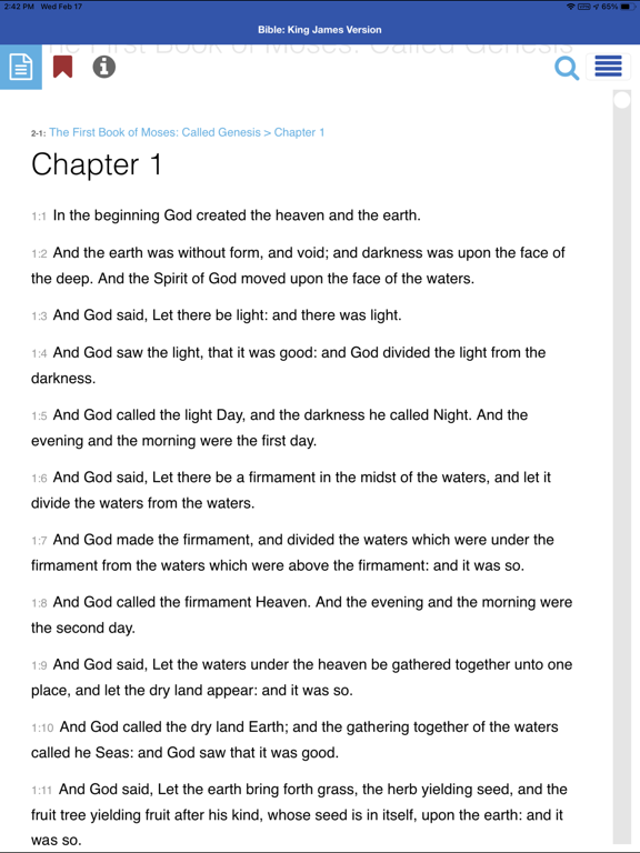 Screenshot #6 pour AlphaRef King James Ver./Bible