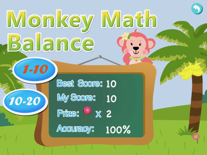 Monkey Math Balance for Kids