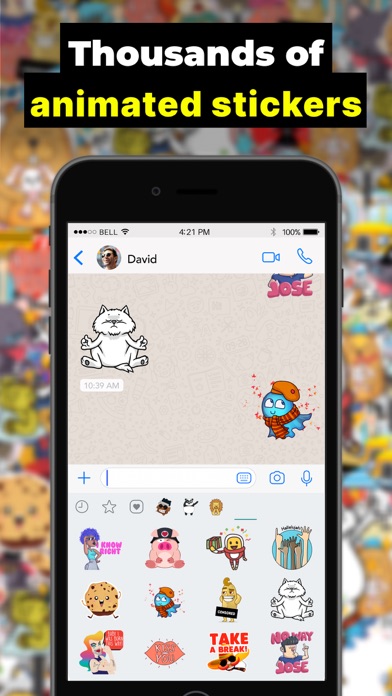 Stickers & Emojis by MojiLaLa Screenshot