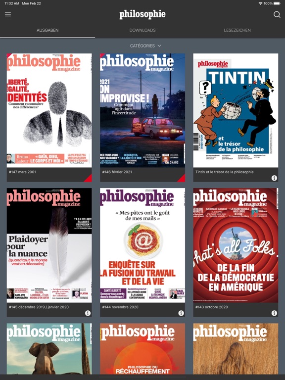Philosophie magazine iPad app afbeelding 2