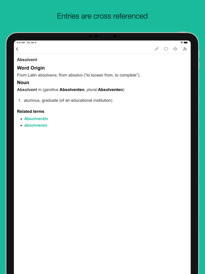 Dictionary of German language