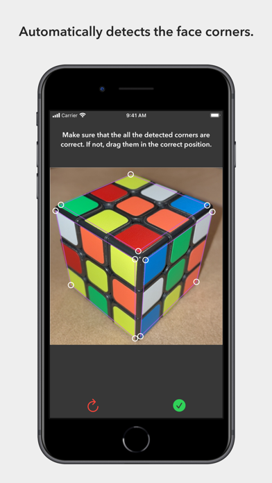 CubeSolver AR Screenshot