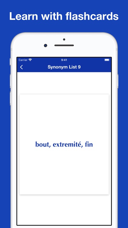 Mastering French Synonyms screenshot-7
