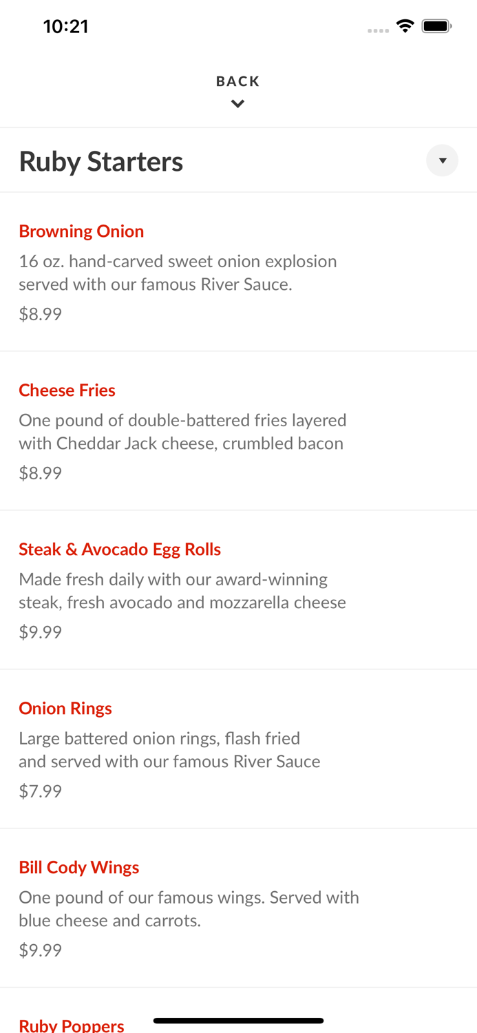 Ruby River Steakhouse