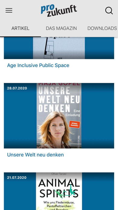 pro zukunft digital Screenshot