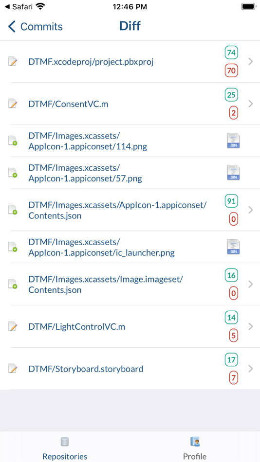 #2. Mini Bucket - BitBucket Client (iOS) By: Hoang Nam Nguyen