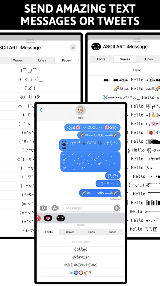 #1. Ascii Art Keyboard (macOS) Podle: Jewelsapps S. L.