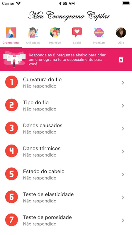 Meu Cronograma Capilar screenshot 6 of 8