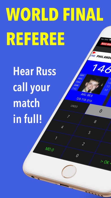 Russ Bray Darts Scorer Screenshot