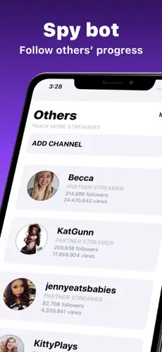 Snímek obrazovky 4 Followers++ for Twitch Streams iphone