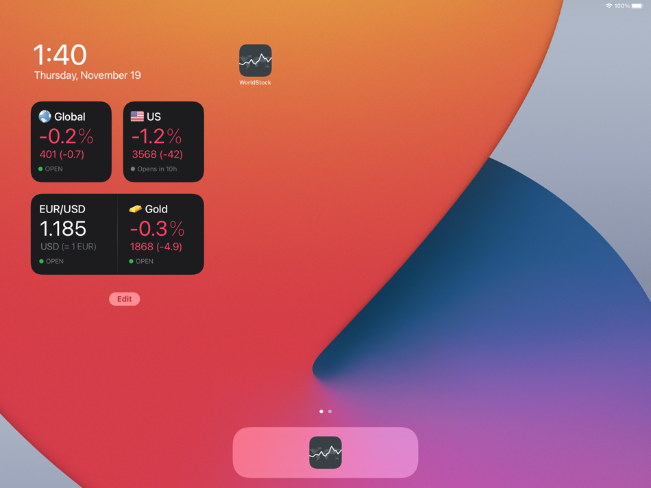 #10. WorldStock for iPad (iOS) Podle: myINDEX