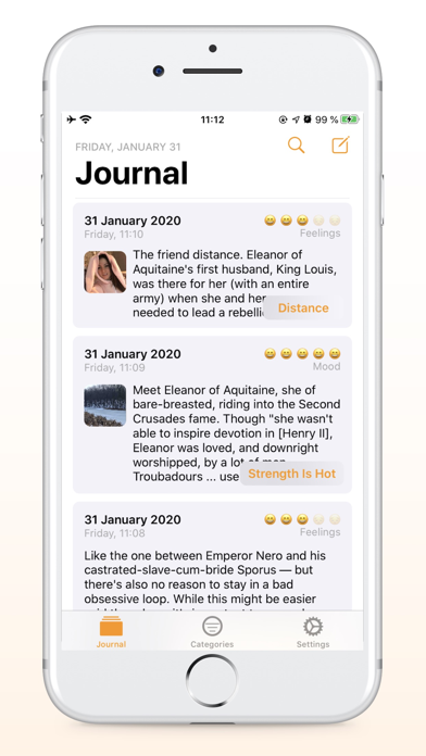Journal - Daily book Screenshot