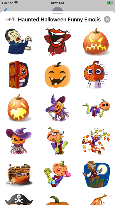 Screenshot #3 pour Haunted Halloween Funny Emojis