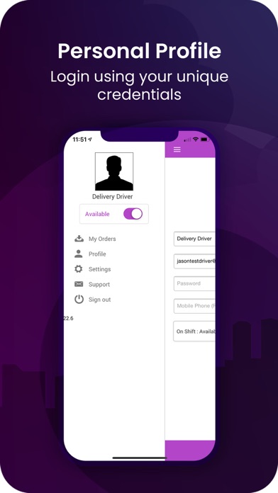 Hoopla Driver App Screenshot