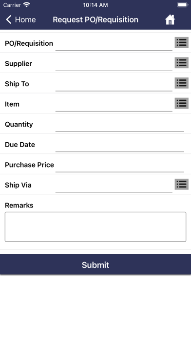 Purchasing Desk 7 Screenshot