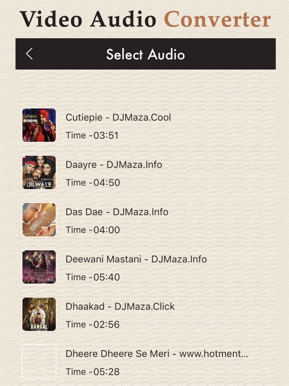 Screenshot #5 pour Video To Mp3 - Audio To Video