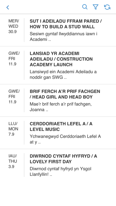 Ysgol Llanfyllin Screenshot