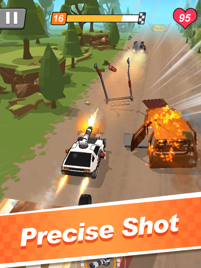 Car Rush Fighting and Racing