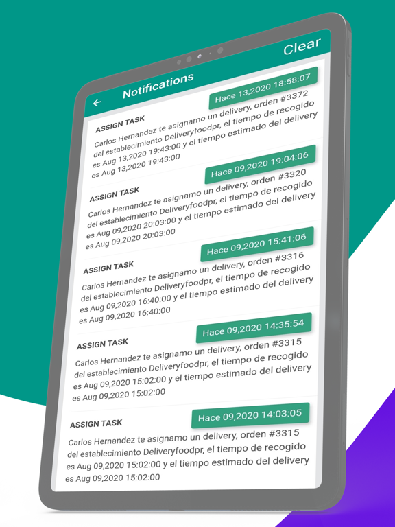 Screenshot #6 pour Deliveryfoodpr Driver