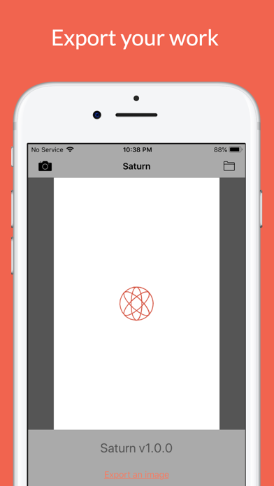 Saturn: Drawing Pad iPhone screenshot 5 - Productivity app