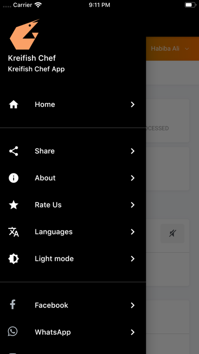 Kreifish Chef Screenshot