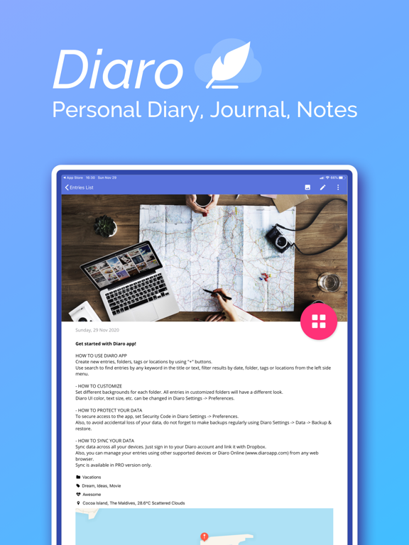 Screenshot #4 pour Journal intime,Notes - Diaro