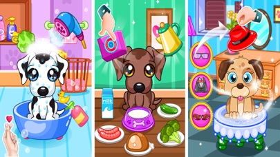 Caring for puppy salon games Screenshot