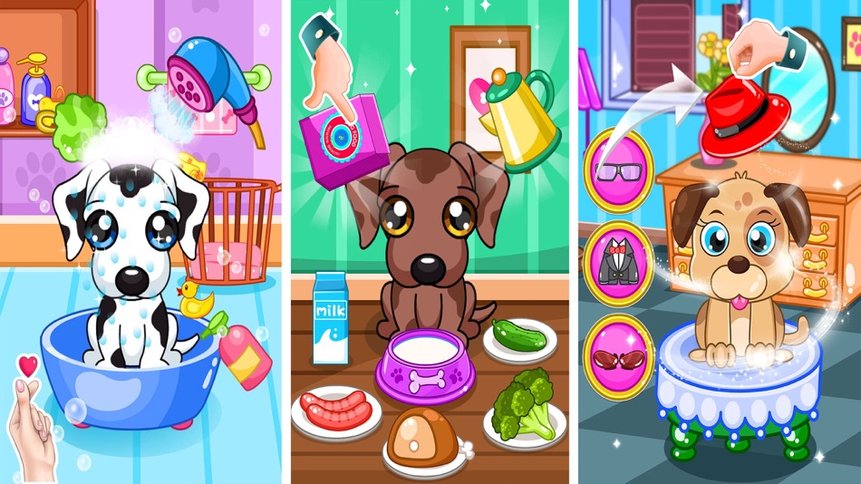 Caring for puppy salon games - 3.0.1 - (iOS)