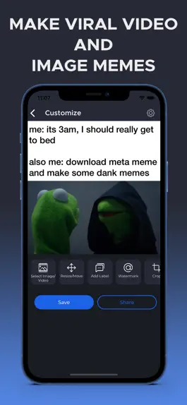 Game screenshot Meta Meme: Video/Image Maker apk