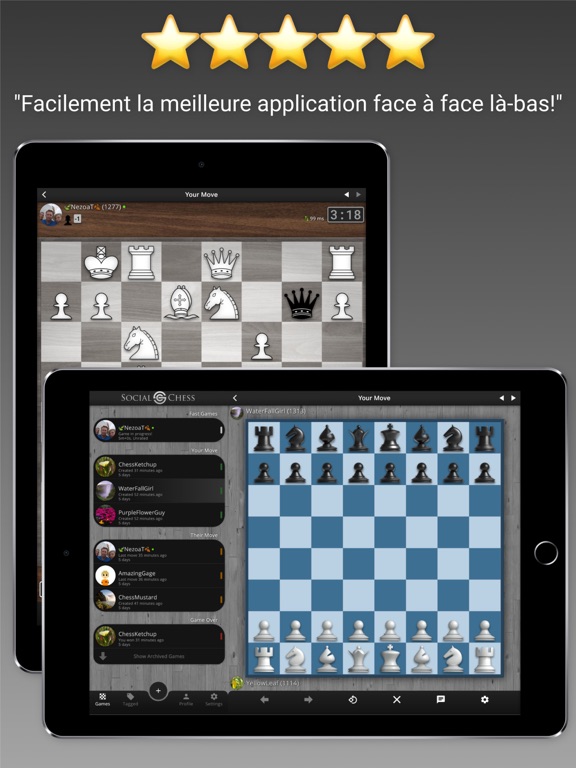 Screenshot #4 pour SocialChess • Échecs en ligne