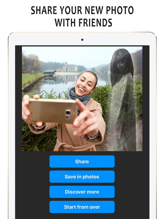 Ghost in Photo - Photo Editor iPad screenshot 4 - Entertainment app