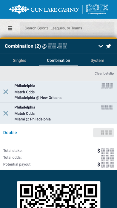 Gun Lake Betslip Builder Screenshot